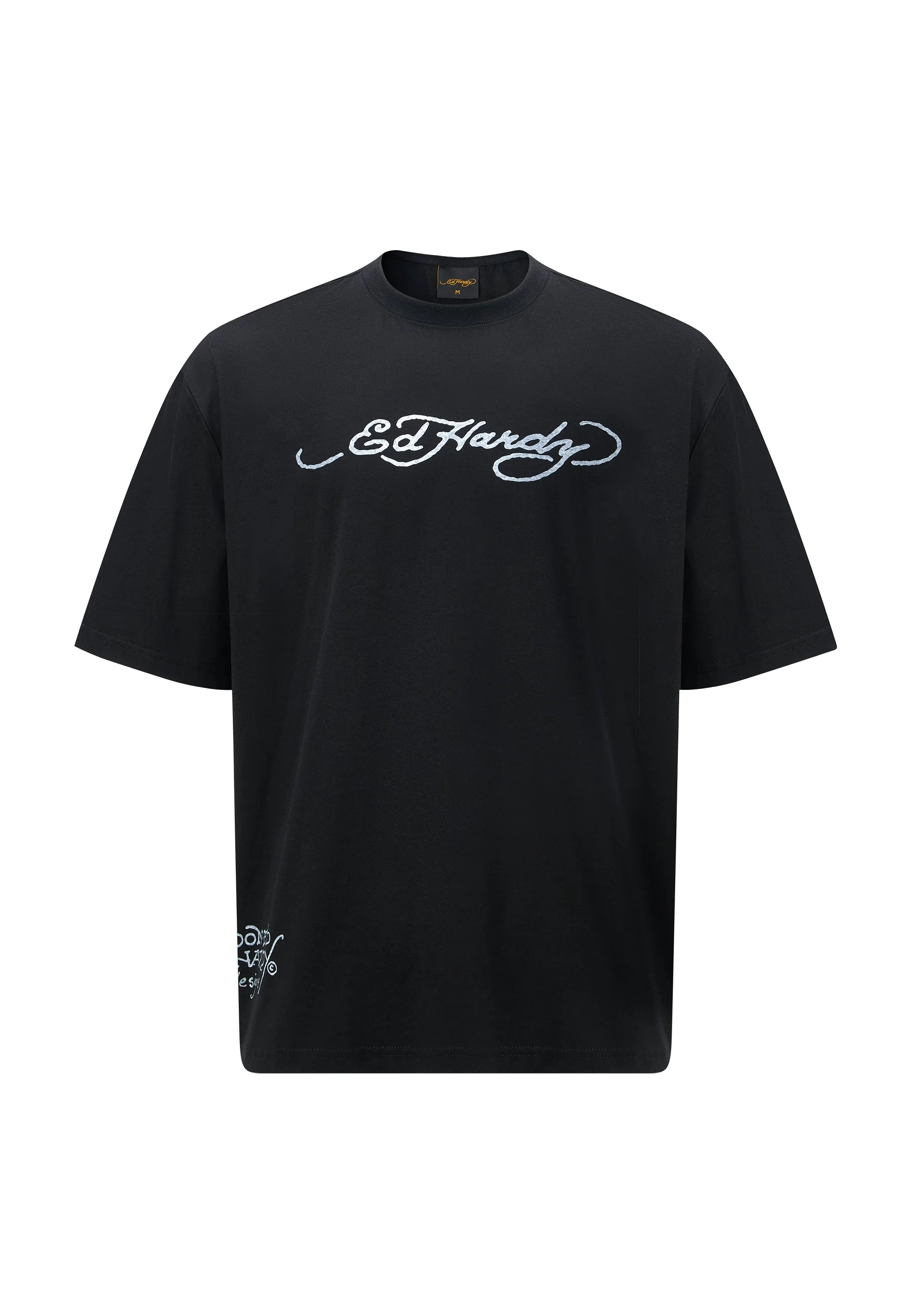 Mens Dragons-Back Tonal T-Shirt - Black - Image 6