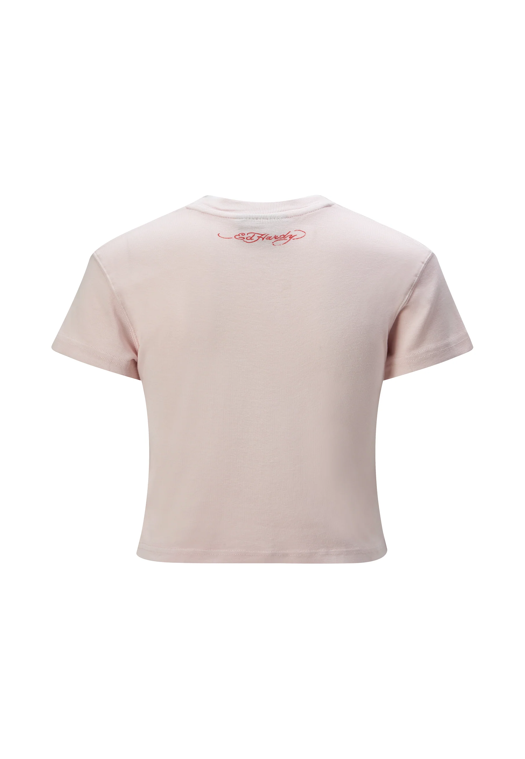Womens La-Roar-Tiger Cropped Baby T-Shirt - Pink - Image 8