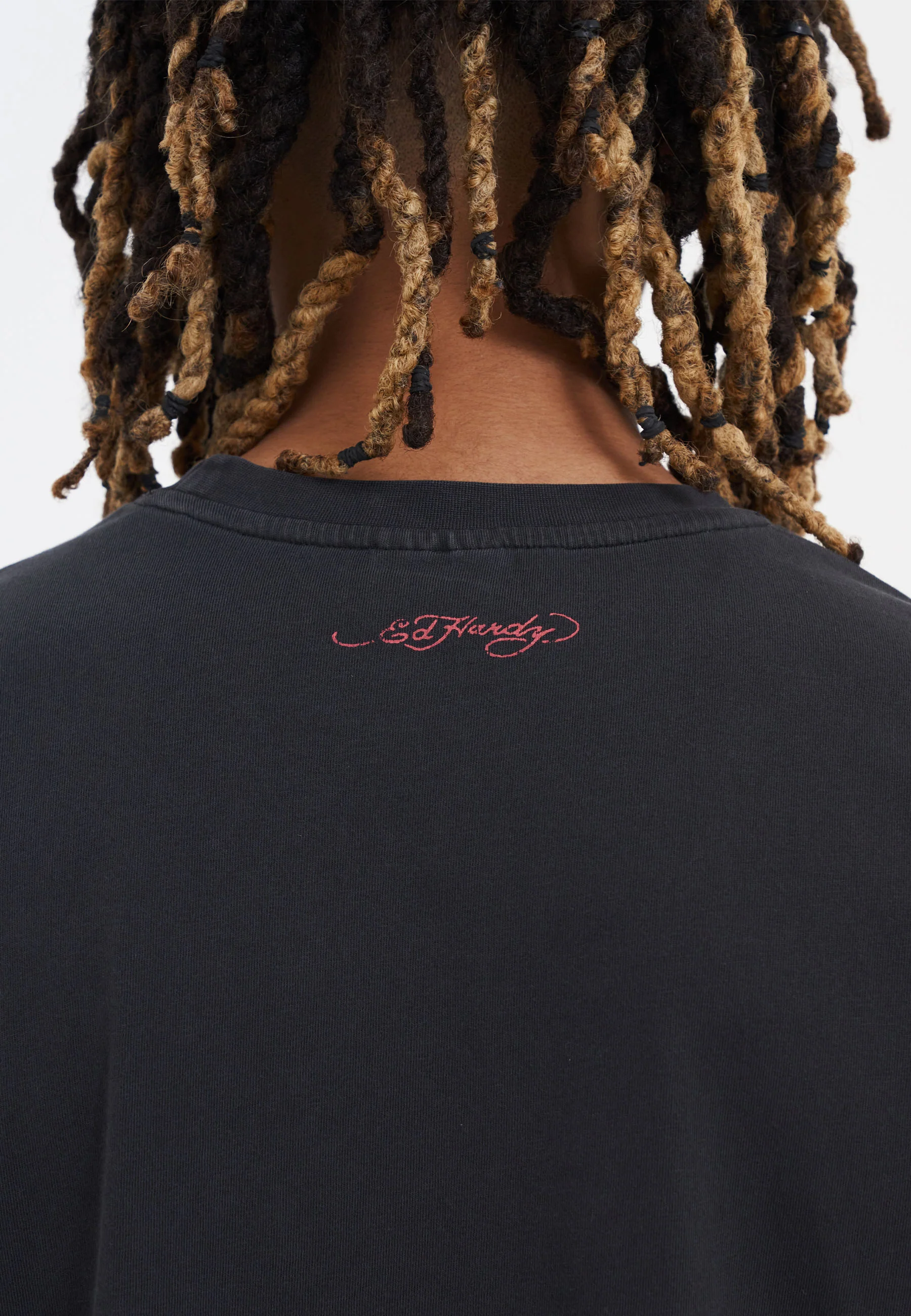 Mens La-Tiger-Vintage Tshirt - Black - Image 5