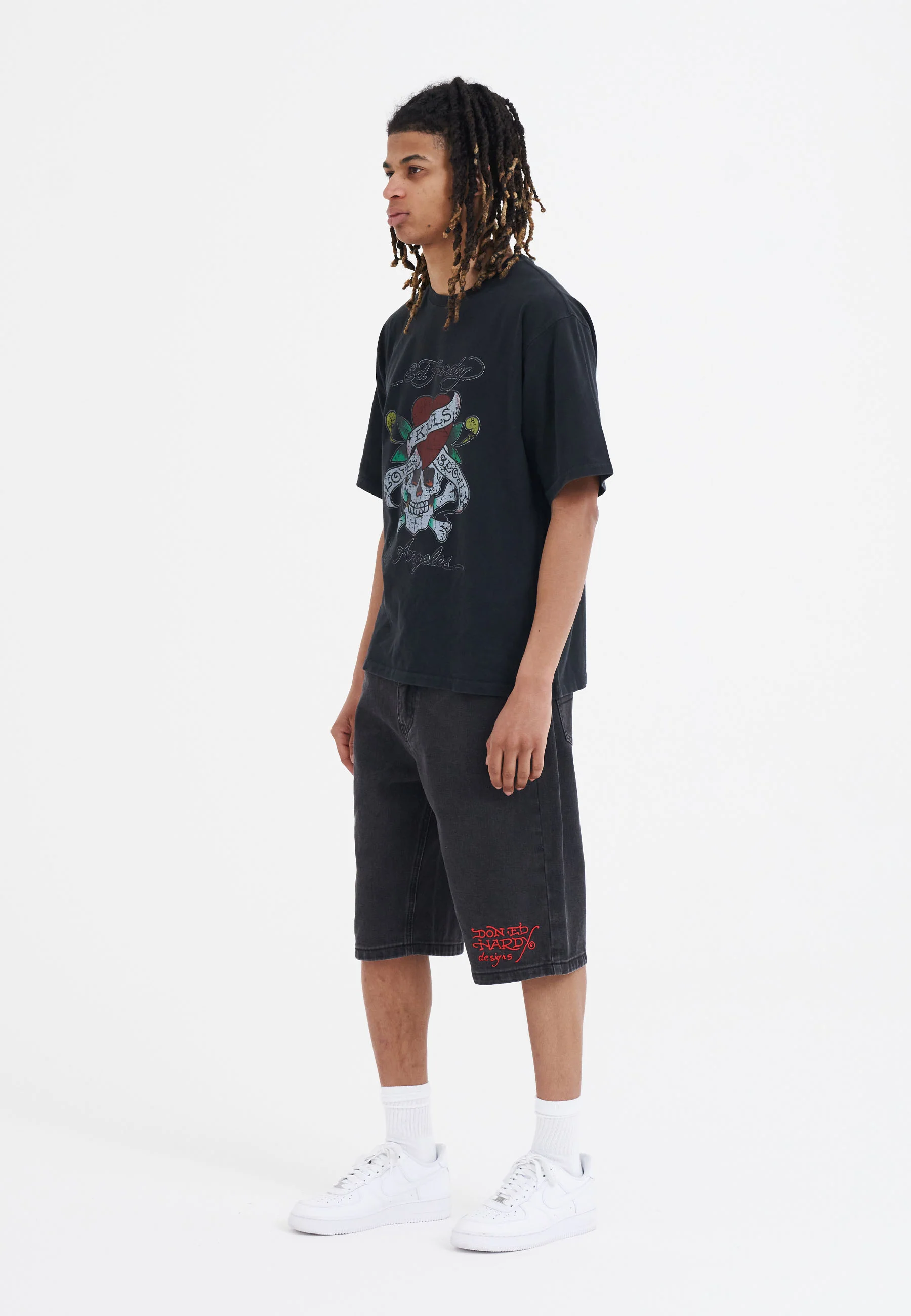 Mens Love-Kills Slowly T-Shirt - Black - Image 4