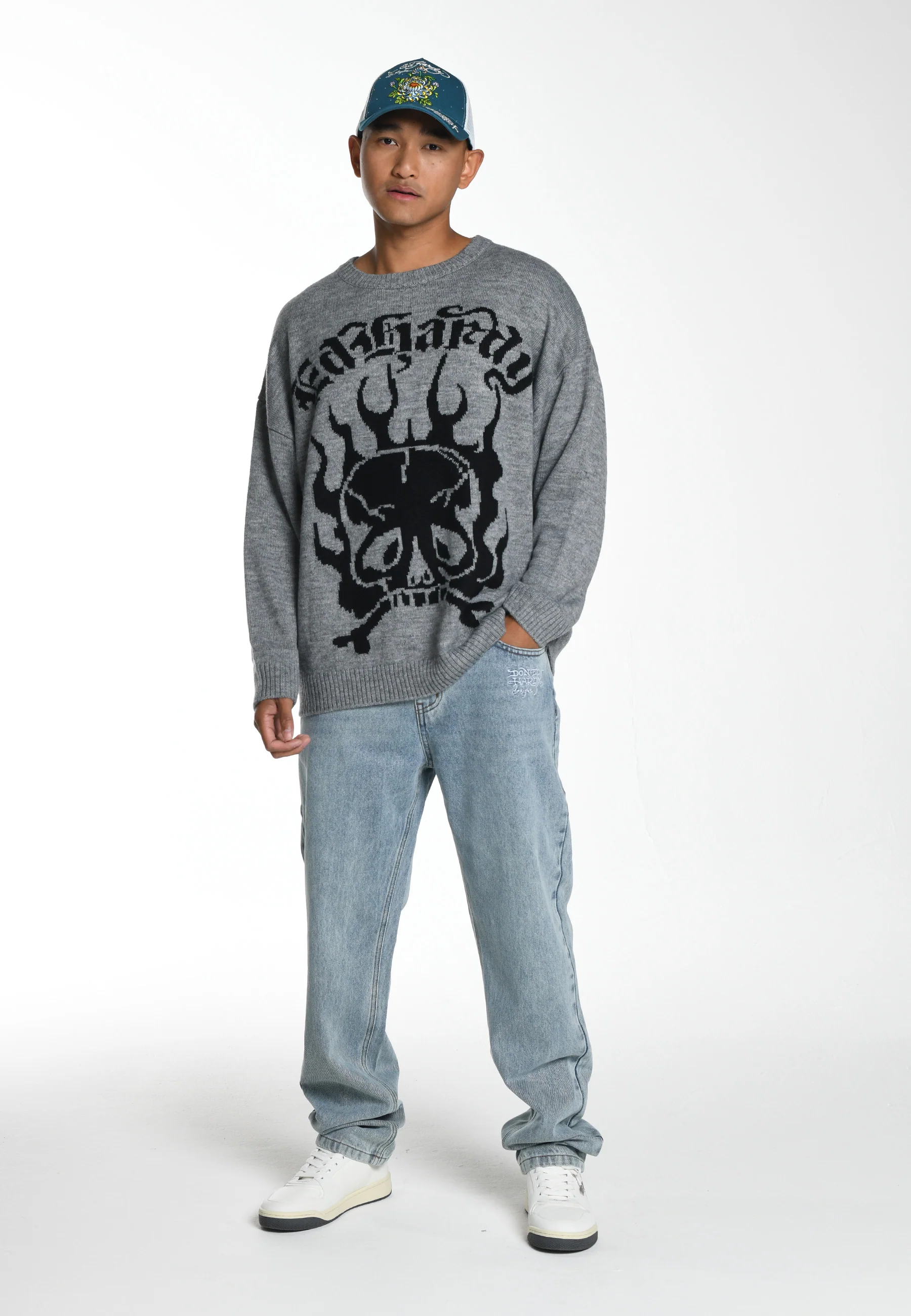 Mens Koi-Merge Denim Trousers Jeans - Blue - Image 5