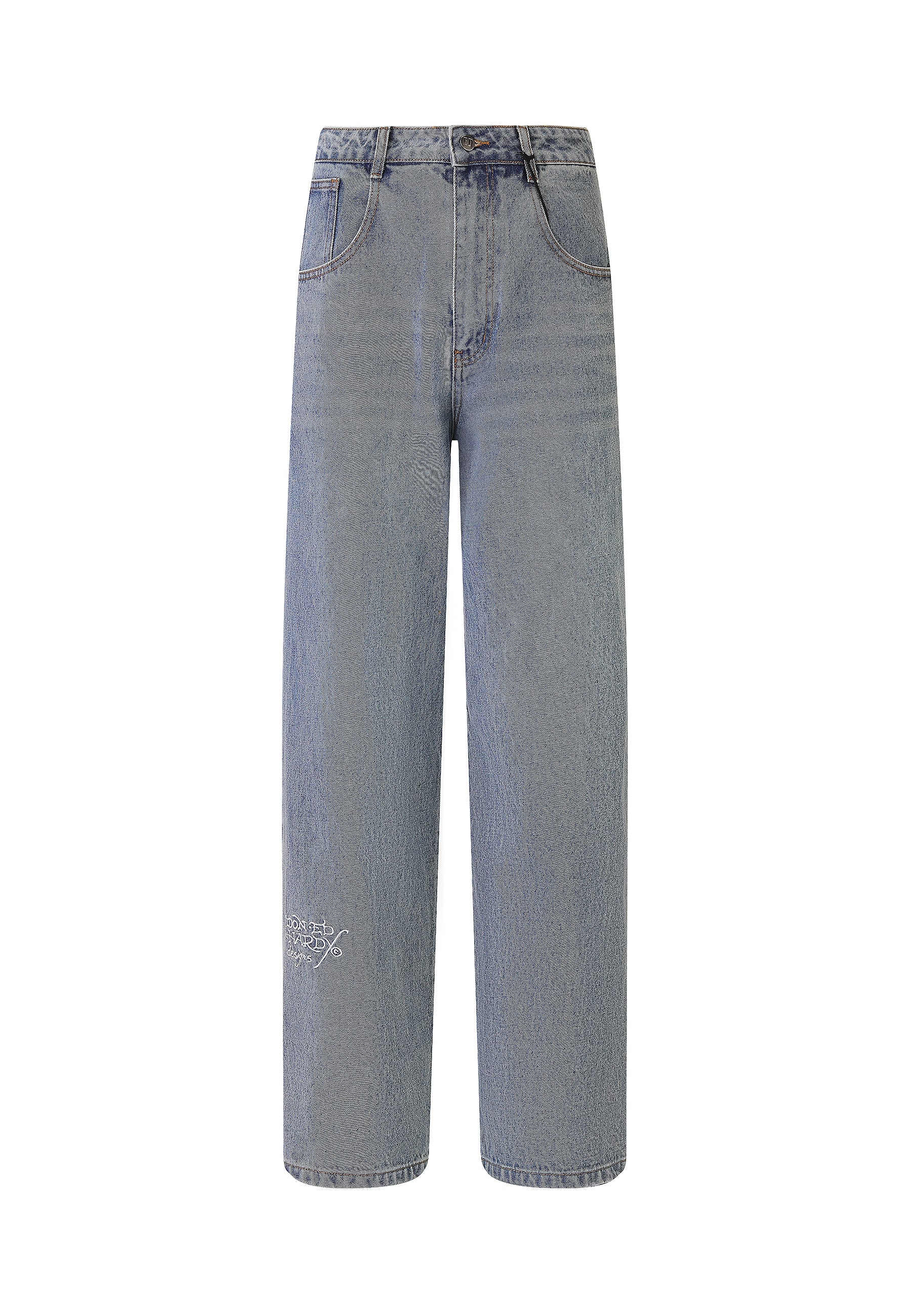 Mens Nyc Skull Xxtra Denim Trousers Jeans - Blue - Image 5