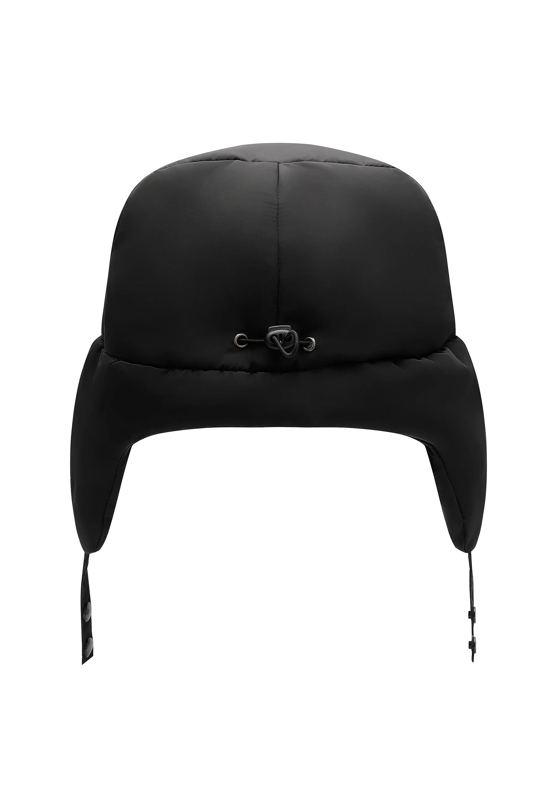 Unisex Tiger Tattoo Padded Trapper Hat - Black - Image 4