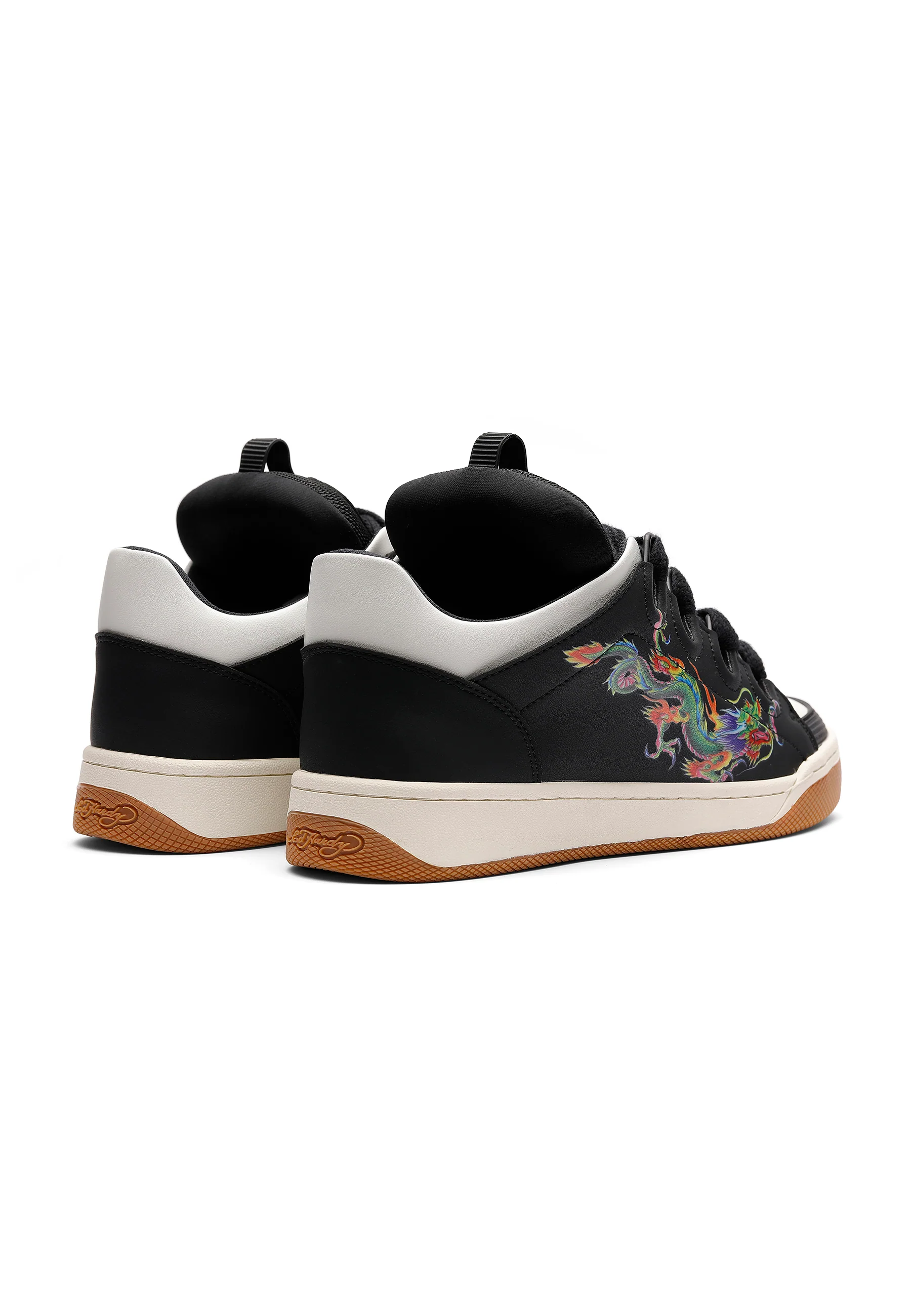 Womens Hardflip Low - Dragons - Black/White - Image 3