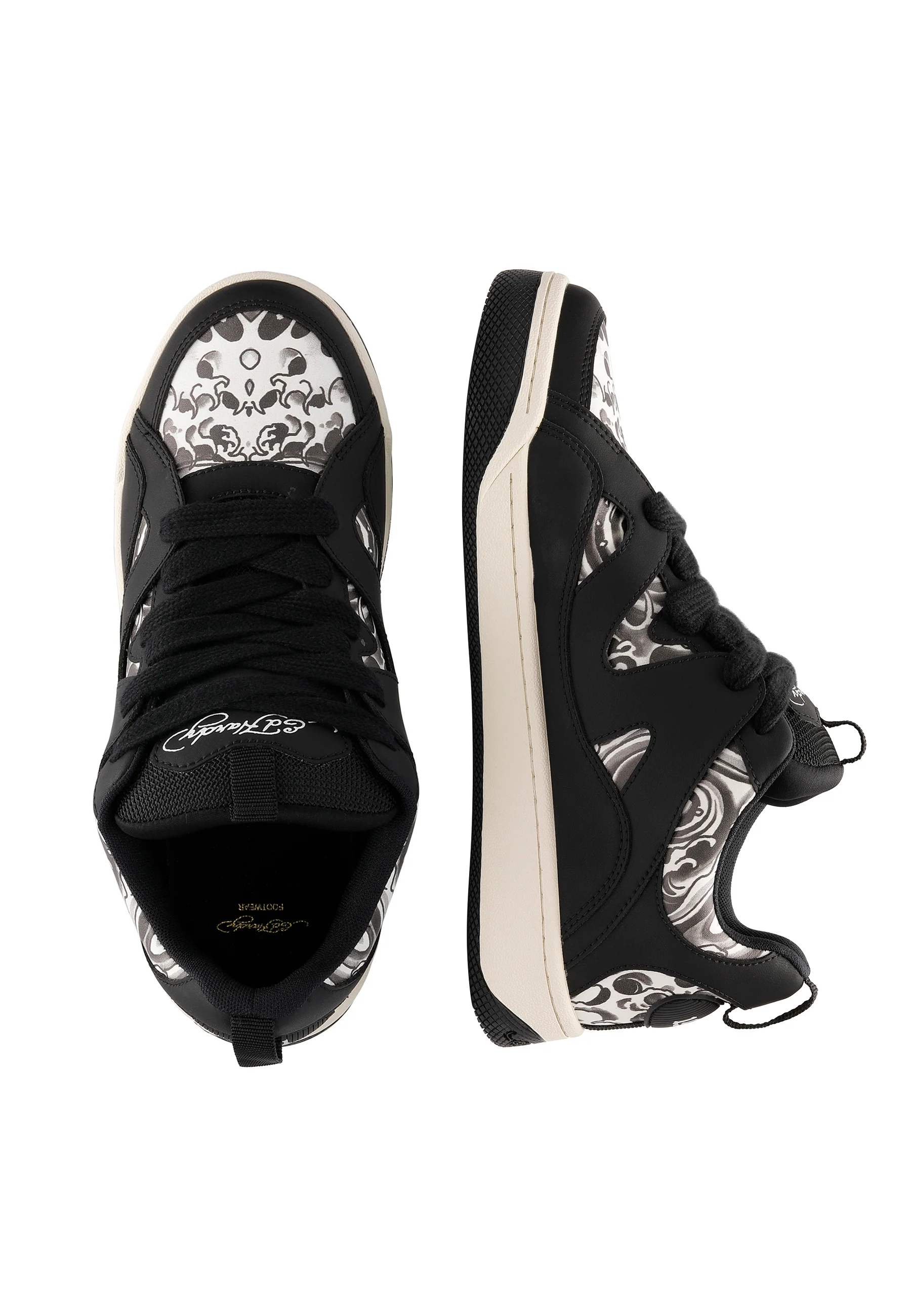 Womens Wave Low - Wave Over - Black/White - Image 4